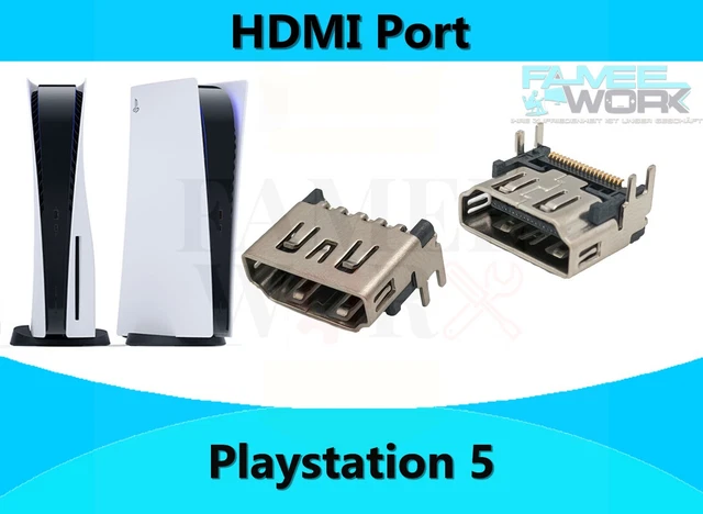 5 Diodi Retroporta HDMI Per PS5 Slim - Scheda Di Ricambio Diretta