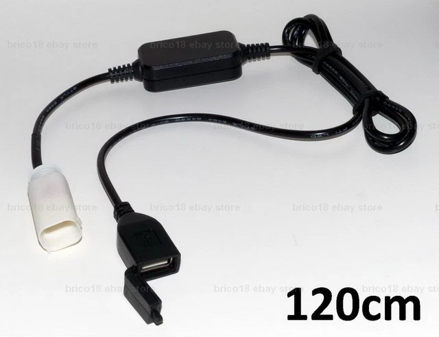 BMW R1200 R1250 GS R RT RS F S1000 XR - Kit 120cm x1 USB Neodyme via 83300413585