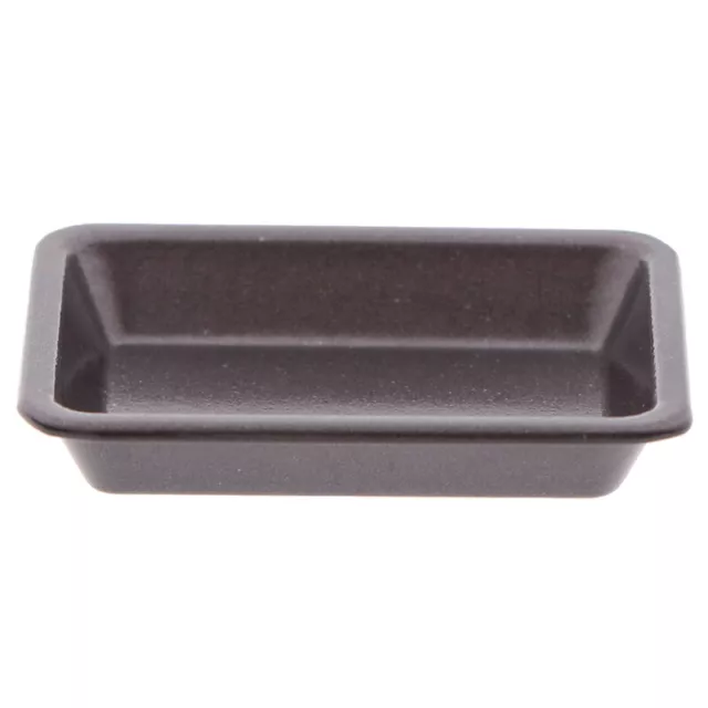 1Pc 1:12Dollhouse Miniature Accessories Ovenware Baking Tray Mini Metal Plate TU