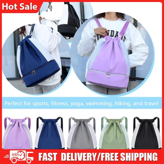 Oxford Basketball Bag with Zipper Drawstring Basketball Pouch for Outdoor Sports