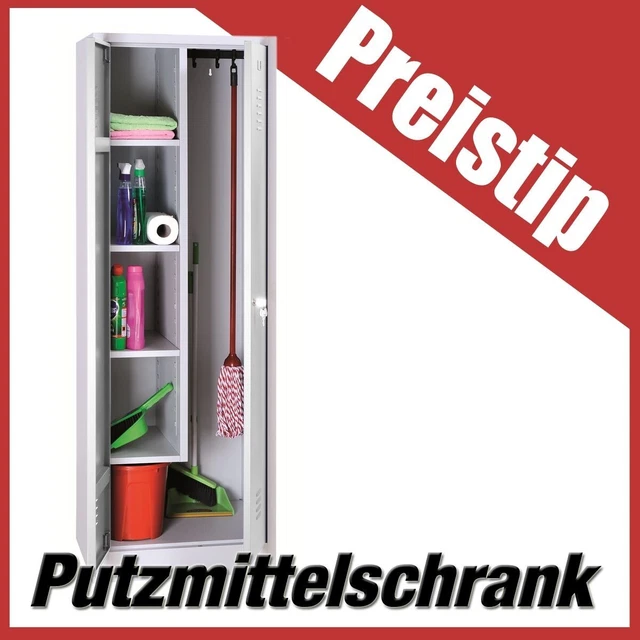 Putzmittelschrank, Universalschrank, Stahlschrank 1800x600x500 mm NEUWARE!