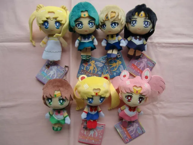 Sailor Moon Crystal mini mascot plush  key chain  set   7 sets   last one set