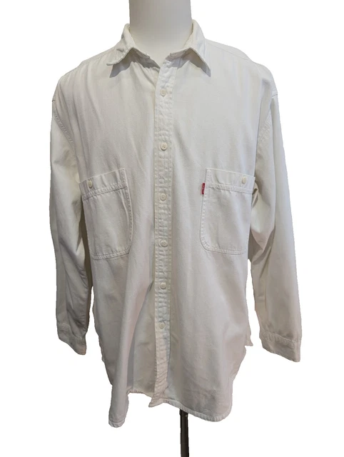 AIOPESON marque chemise en denim de coton élastique pour hommes manche