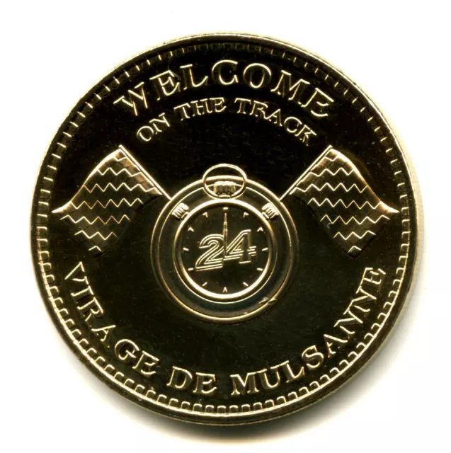 Médaille souvenir de la Monnaie de Paris Virage de Mulsanne 2014