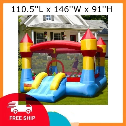 Costway Kid Inflatable Bounce House Castle Moonwalk Playhouse Jumper Slide Costway Kid Inflatable Bounce House Castle Moonwalk Playhouse Jumper Slide