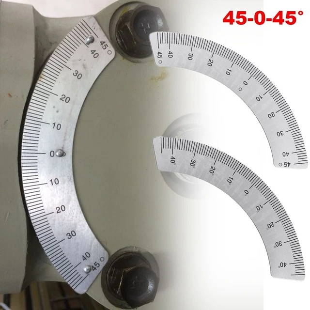 Protractor Machine MILLING MACHINE PART Circular Arc Protractor Scale Ruler Milling ...