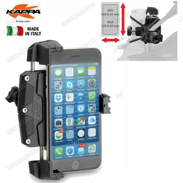 Port Smartphone Universel De Miroir Moto KAPPA KS920L Intelligent Agrafe