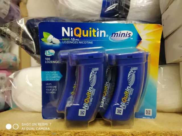 Niquitin Minis Komprimiert Neuwertig Lutten 100 Stück 1,5 Mg Nikotin Expy Feb 2025
