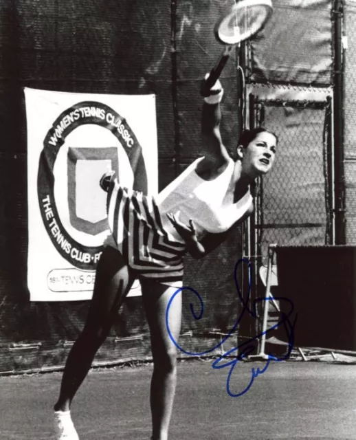 AUTOGRAPHE SUR PHOTO 20 x 25 de Chris EVERT (Signed in person - Photo Proof)