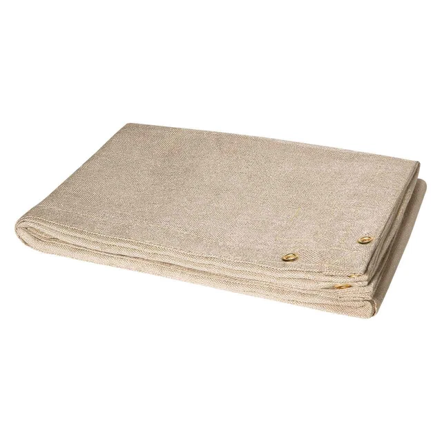 Steiner 372-8X10 ToughGuard 18 oz Heat Cleaned Tan Fiberglass Welding Blanket