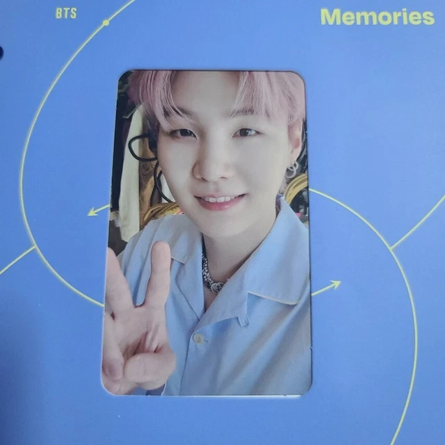 BTS MEMORIES OF 2021 BLU RAY OFFICIAL SUGA Yoongi PHOTOCARD PC ...