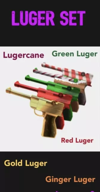 Roblox Murder Mystery 2 MM2 Lugercane Godly Knifes and Guns