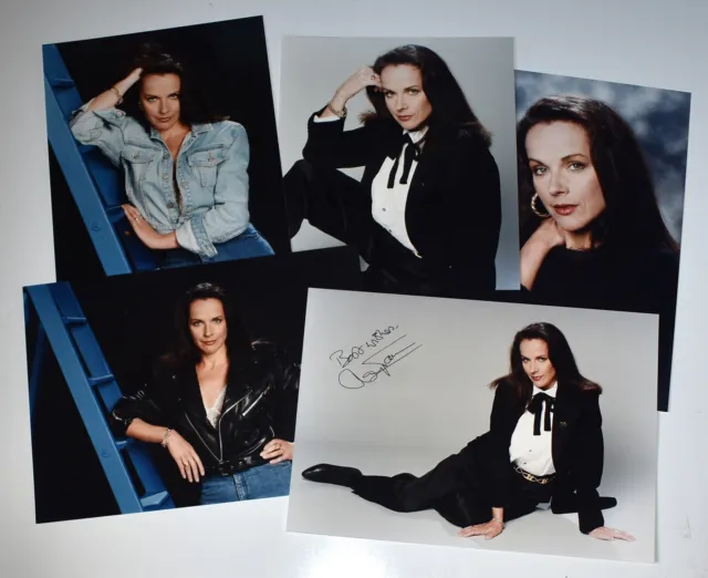 DR DOCTOR WHO Mary Tamm "Romana" Mediaband 1991 Photo Set Signed Autograph EX