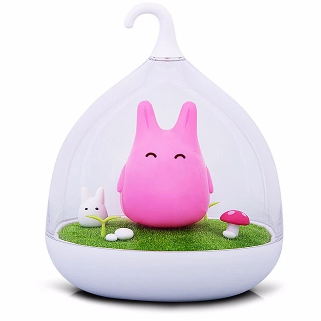 Lamp Pink Veuilleuse Mignonne Small Critter 6 11/16in