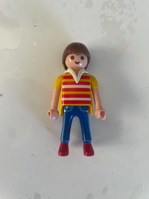 PLAYMOBIL 3230 Maison de vacances aménagée avec pièce unique famille jardin Neuf