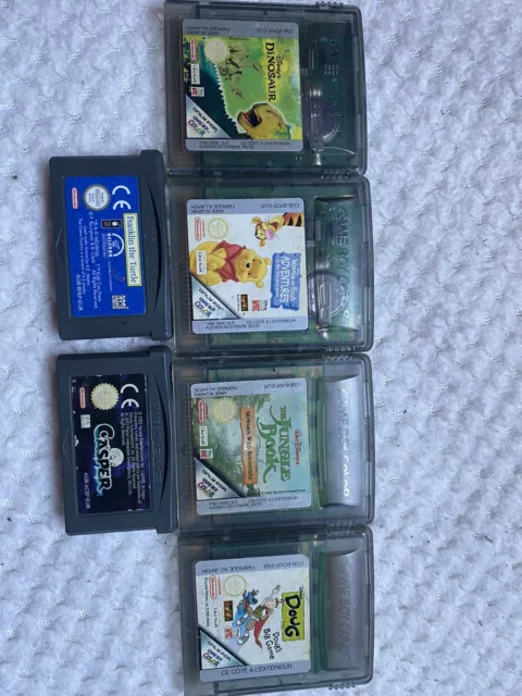 Lot De 4 Jeux Game Boy Color Et 2 Jeux Game Boy Advance
