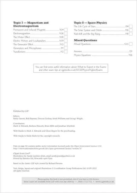 GCSE PHYSICS WORKBOOK - Comprehensive &amp; Engaging Study Guide | Answers ...