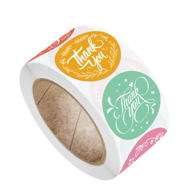 1 rollchristmas favor labels e Geschenk Abdichtung Paster Danke Aufkleber Gesche