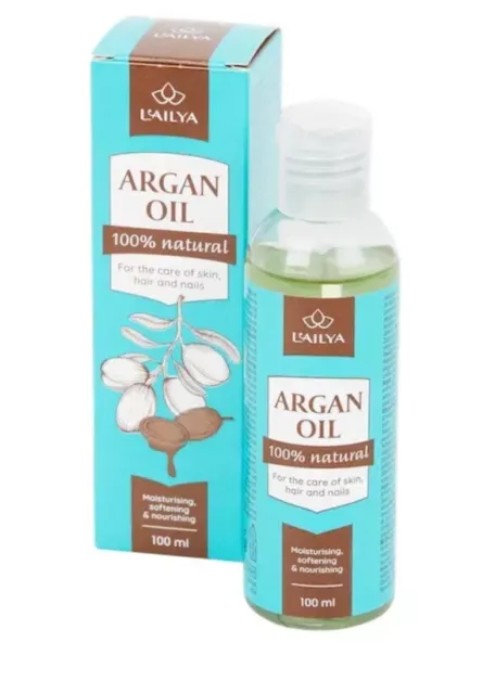 Huile d'argan naturelle 100 ml pour Soin de la Peau des cheveux et des ongles