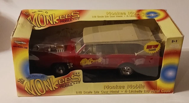 The Monkees Mobile 1/18 Ertl American Muscle Diecast New