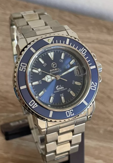BREIL MANTA AUTOMATICO NOS Vintage Diver EUR 380 00 PicClick IT