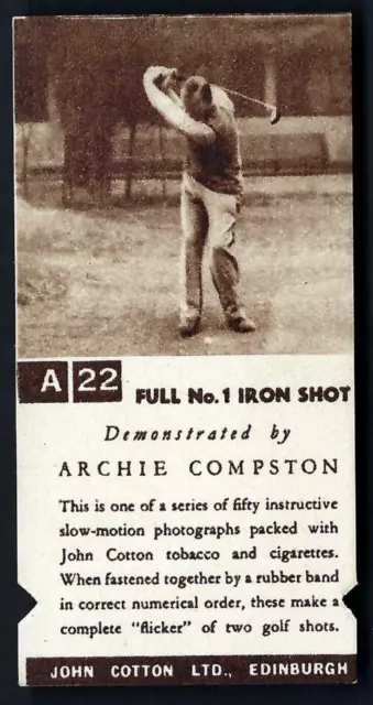 Cotton - Golf Strokes A/B - #A22/B29