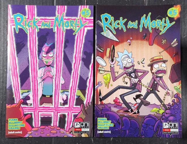 Rick and Morty #5 2023 Marc Ellerby Cover A & B Oni Press Comic Book