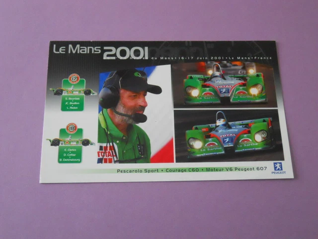 Pescarolo C60 bleue, blanche et verte numéro 17 - 24 heures du Mans de