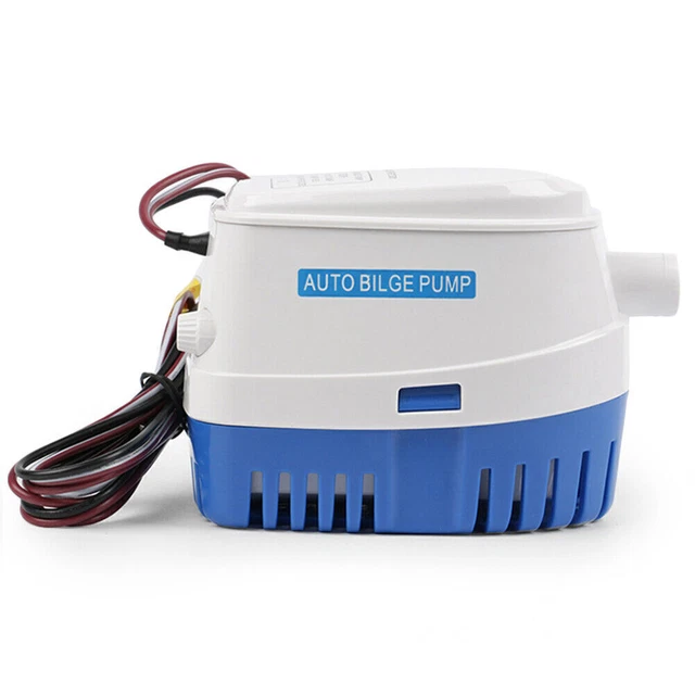 Submersible 600 GPH Marine Boat Bilge Pump With Float Switch Fine 15x10x10cm 24V