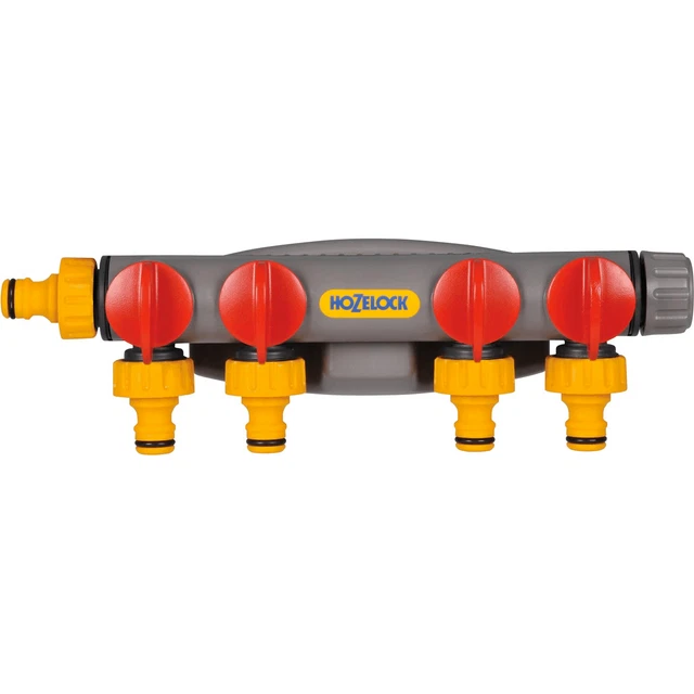 Raccord 4 sorties pour robinet d'arrosage