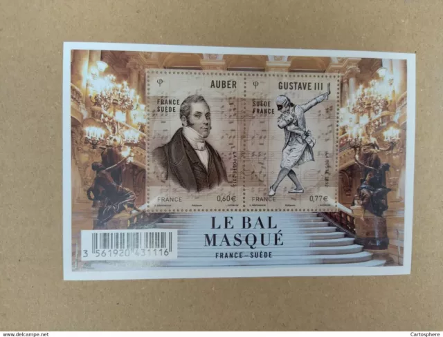 France 2012 - Bloc feuillet YT n° F 4706 ** Neuf BAL MASQUE - sans charnière