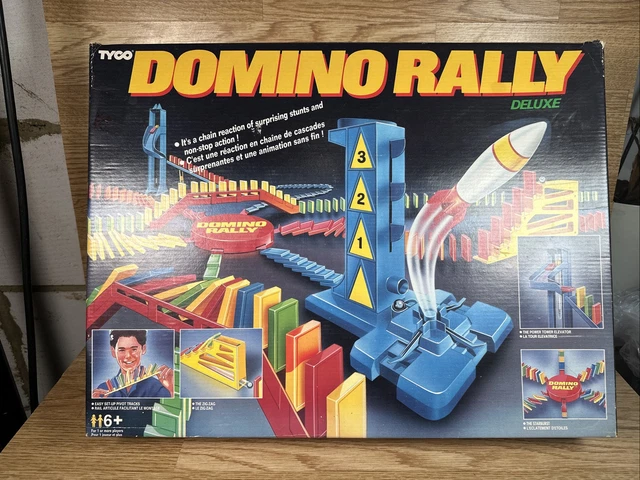 TYCO DOMINO RALLY Deluxe Set Vintage 1989 Boxed Complete £37.11 ...