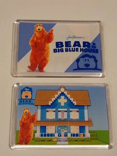JIM HENSON WALT Disney Bear In The Big Blue House Fridge Magnet Set Of ...