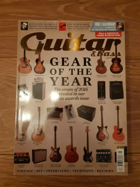 Guitar & Bass Magazine Vol.27 No.04 ( Jan 2016 ) Richard Hawley Gear Of The Year