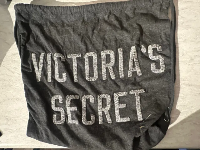 Victorias Secret Drawstring Bag Embroidered