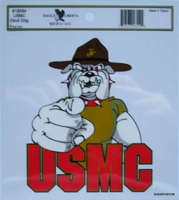 United States Marine Corp USMC Devil Dog Military Sticker Armed Forces America
