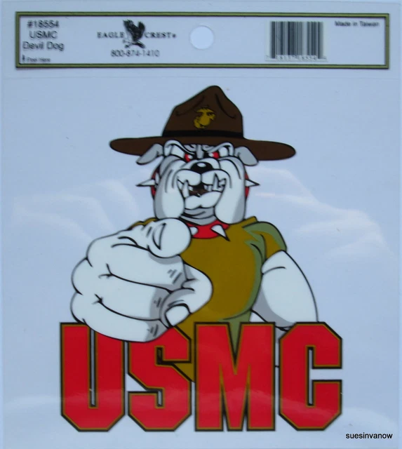 United States Marine Corp USMC Devil Dog Military Sticker Armed Forces America