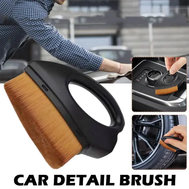 1x Car Wheel Brush Rims Tire Seat Engine Wash Cleaning Kit Auto Detailing Tool