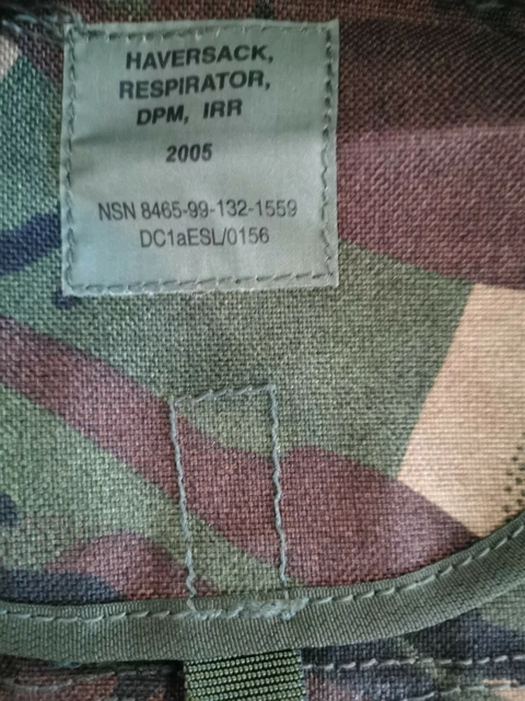BRITISH MILITARY ISSUE S10 Respirator Gas Mask With DPM Pack, Size 1 - Foto 11