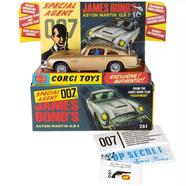 Corgi Model Club 261 - James Bond's Aston Martin DB5 Boxed Diecast Car inc COA