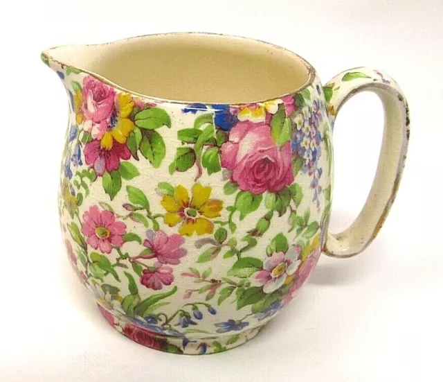 Royal winton grimwades summertime countess open sugar bowl and creamer set 3