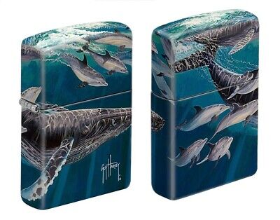 Zippo 4850 Guy Harvey Whale and Dolphins 540 Design Lighter