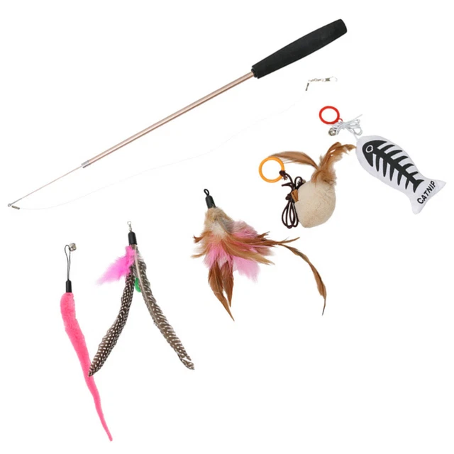 Cat Play Stick Pet Cat Mewaii Plush Kitten Toys Indoor Cats Cat Toy