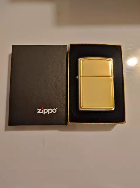 Zippo 688 Champagne Anodized Lighter Case - No Inside Guts Insert