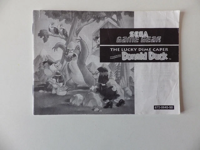 Manuel SEGA Game Gear – Terminator 2, Notice D'occasion Pour Collection