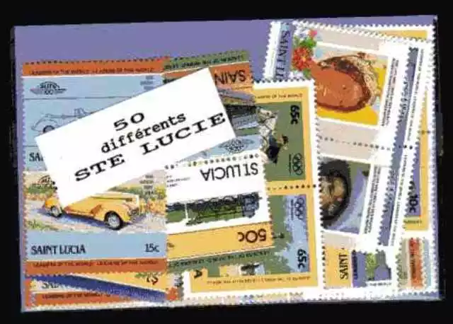 St. Lucia - Saint Lucia 50 Stamps Different