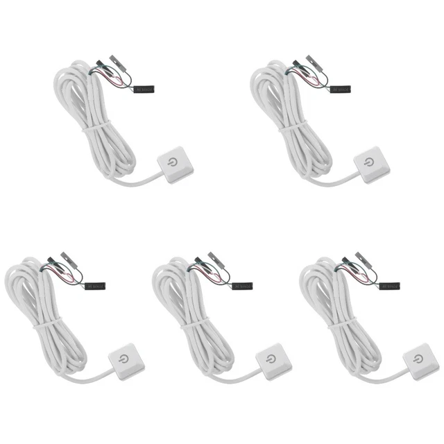 Bouton De Sonnette éclairé Par LED, Boutons-poussoirs De Sonnette De Sonnette De Porte A Montage Mural~p153831655