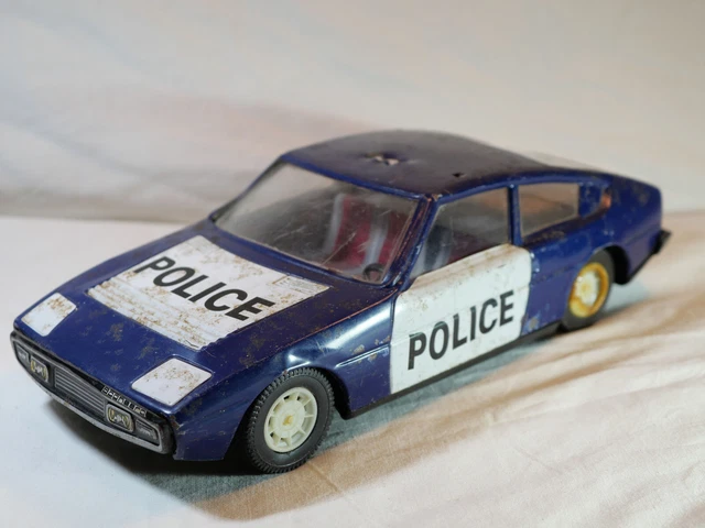 Jouet Ancien En Plastique 24cm - Cabriolet US Simca (échelle ~1/20), Oyonnax, Bel état