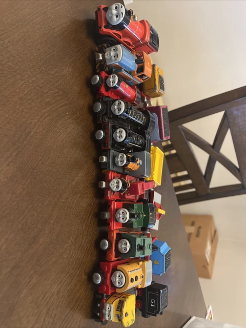 Thomas The Train &Friends Die Cast Take a Long Railway Magnetic Trains Lot of 17