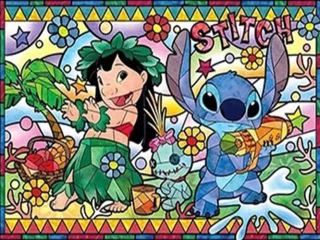 5D Diamond Painting Lilo Hugging Stitch Kit